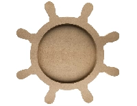 KAPI SÜSÜ BUBBLE AHŞAP DÜMEN 40X40 CM PK:1 KL:25