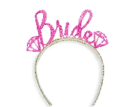 TAÇ EVADAN SİMLİ TAŞLI BRIDE TO BE ALYANS PEMBE PK:1 KL:50