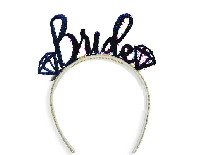 TAÇ EVADAN SİMLİ TAŞLI BRIDE TO BE ALYANS SİYAH PK:1 KL:50