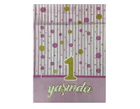 MASA ÖRTÜSÜ 1 YAŞINDA PEMBE 120X180 CM PK:1 KL:200