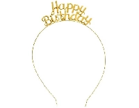 TAÇ HAPPY BIRTHDAY METAL ALTIN PK:1 KL:100
