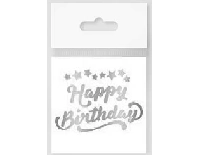 DÖVME HAPPY BIRTHDAY YILDIZLI GÜMÜŞ PK:10