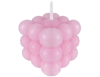 MUM BUBBLE PEMBE 4,5X4,5 CM PK:25 KL:400