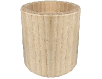 AĞAÇ KÜTÜK TEALİGHT MUMLUK SİLİNDİR NATUREL PK:1