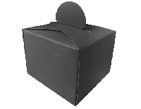 LOKUMLUK KARTON KUTU SİYAH PK:25 KL:300