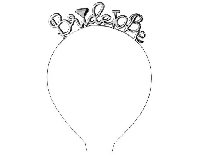 TAÇ BRIDE TO BE METAL GÜMÜŞ PK:1 KL:100