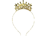 TAÇ PRENSES METAL ALTIN PK:1 KL:100