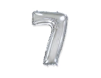 FOLYO BALON RAKAM 7 GÜMÜŞ 32 İNC PK:1 KL:100