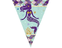 BAYRAK SET DENİZ KIZI PIRILTILI PK:1 KL:12