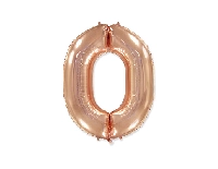 FOLYO BALON RAKAM 0 ROSE GOLD 32 İNC PK:1 KL:100