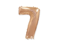 FOLYO BALON RAKAM 7 ROSE GOLD 32 İNC PK:1 KL:100