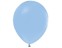BALON DÜZ PASTEL(MAKARON.PUDRA BALON)12 İNC PUDRA MAVİ PK:100 KL:50
