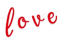 FLAMA LOVE BANNER KIRMIZI PK:1 KL:144