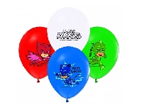 BALON 4+1 PJ MASKS BASKILI PASTEL 