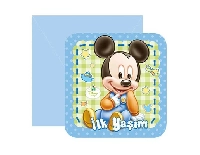 DAVETİYE MICKEY DISNEY BABY 
