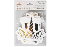 UNICORN FLAMA HAPPY BIRTHDAY ALTIN PK:1 KL:144