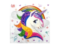 PEÇETE UNICORN 33X33cm