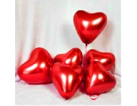 BALON KROM PARLAK 12 İNC KALP KIRMIZI PK:50 KL:30