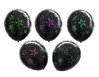 BALON ÇEPEÇEVRE FLORESAN YILDIZ BASKILI PK:100 KL:50