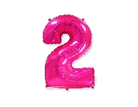 FOLYO BALON RAKAM 2 PEMBE 32 İNC PK:1 KL:100