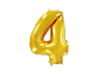 FOLYO BALON RAKAM 4 ALTIN 32 İNC PK:1 KL:100